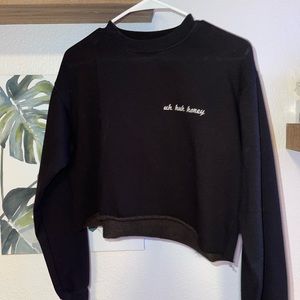 Brandy Melville cropped sweatshirt